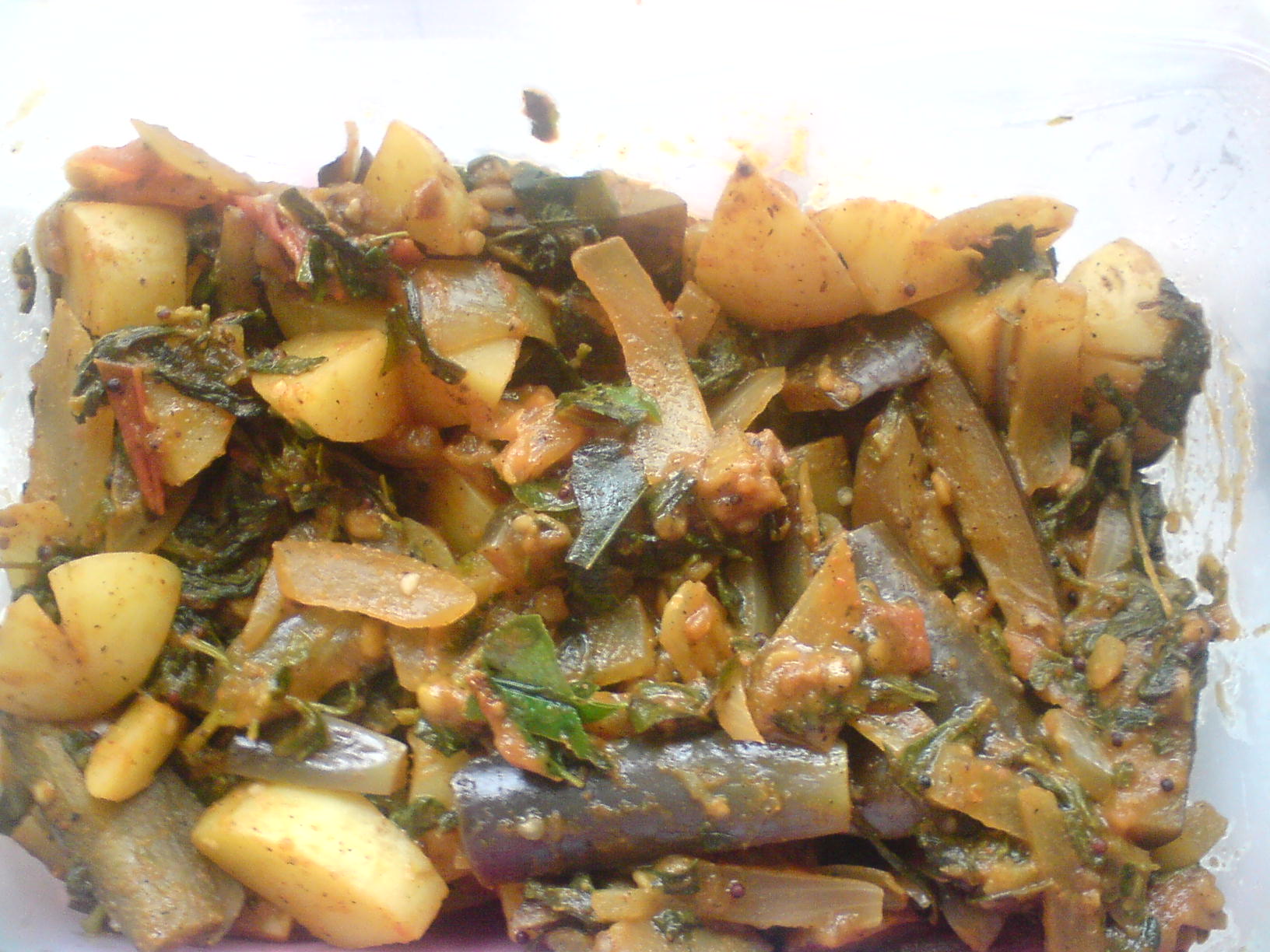 Brinjal Methi And Aloo Sabzi picture